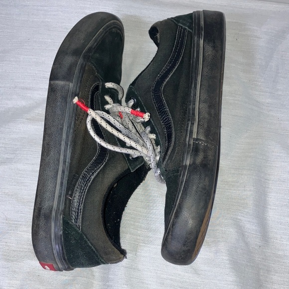 Men’s size 7 Vans off the wall  Black Men's Sneakers - eur 39 - Picture 11 of 16